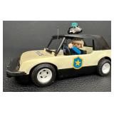 Playmobil Vintage Police Car and Motorcycle with Figures