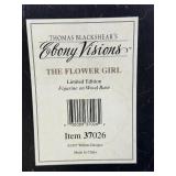 Thomas Blackshear Ebony Visions The Flower Girl Limited Edition Figurine- #37026 with Box