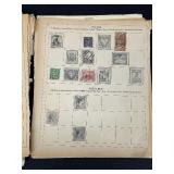 Collection of US and Foreign Postage Stamp Albums with Loose Stamps