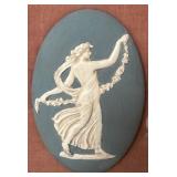 Set of 4 Framed Wedgwood Style Jasperware Plaques