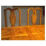 Vintage Drexel Heritage Furnishings Dining Table with 8 Chairs