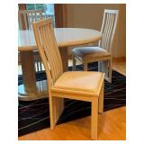 Vintage Contemporary Dining Table with 4 Chairs