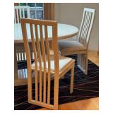 Vintage Contemporary Dining Table with 4 Chairs