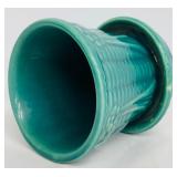 Set of Vintage Green McCoy Planters and Bowls