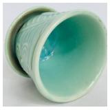 Set of Vintage Green McCoy Planters and Bowls