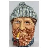 Bossons Chalkware Wall Masks - Fisherman and 14 Bumble 1969 Set