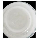 Vintage Pyrex Milk White Bowl with Blue Rooster Pattern 1.5 Pint