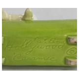 Hollywood Ceramic Match Holder with Little Baker on Green Rolling Pin