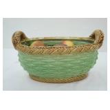 Vintage Ceramic Fruit Basket