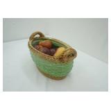 Vintage Ceramic Fruit Basket