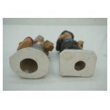 Vintage Figurines of an Elderly Man & Woman