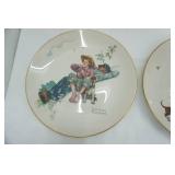 Vintage 1974 Norman Rockwell Plates "Four Seasons" & More