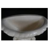 Vintage White Ceramic Cherub Wall Mounted Sculpture & Planter