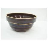 Vintage Brown Glaze Mixing Bowl-Beehive Stoneware