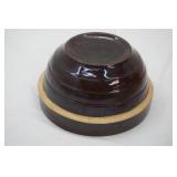 Vintage Brown Glaze Mixing Bowl-Beehive Stoneware