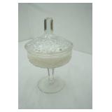Crystal Compote w/lid Lavender Vanilla 4-Wick Scented Candle