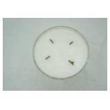 Crystal Compote w/lid Lavender Vanilla 4-Wick Scented Candle