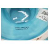 Bird Bath Bowl Hand Painted-Made in Italy