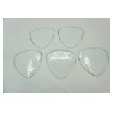 Vintage Indiana Glass "Snowflake" Snack Plates (5ct)