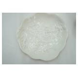 Vintage Ivory Porcelain Plate-Made in Italy, 25th Anniversary Silver-Plated Trim Plate, W.H. Tatler Soap Dish, Sugar Bowl-G&G Minneapolis-Japan