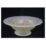 Vintage Frosted Glass Bowl