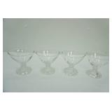 Vintage Anchor Hocking Boopie Glasses (4ct) & (4ct) Bohemian Swirl Stemmed Wine Glasses