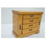 Vintage Wooden Jewelry Box