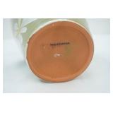 Vintage Universal Cambridge Pottery Covered Casserole Dish; Made in Portugal Translucent Glazed Terracotta Planter