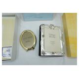 Godinger Silver-Plated Photo Album; Brass Frame; Precious Moments Prayer Changes Things; Hallmark Baby Book