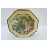 Vintage 2-Sided Sunshine Biscuits Tin Tray