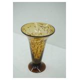 Vintage Murano-Style Hand-Blown Art Glass Vase