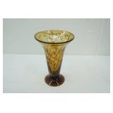 Vintage Murano-Style Hand-Blown Art Glass Vase