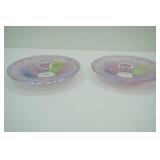 (2ct) Kosta Boda Poppy Bowls designed by Kjell Engman