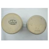 Vintage Stoneware Salad Dressing Jugs & Vintage Glass Bottle