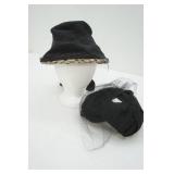 Antique/Vintage Ladies Hats (2ct) and Display Head