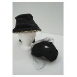 Antique/Vintage Ladies Hats (2ct) and Display Head