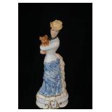 Vintage Capodimonte Porcelain Figurine 13" tall