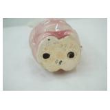 Vintage Royal Copley Piggy Bank 6" tall