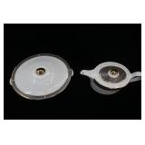 Wedgwood Shagreen Cocoa Fine Bone China Teapot & Casserole Dish