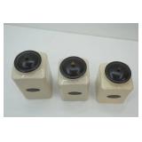 3 Piece Ceramic Kitchen Canister Set