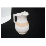 Antique Victorian Washstand Pitcher: T. Pottery Works 11"x7.5"
