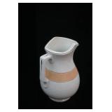 Antique Victorian Washstand Pitcher: T. Pottery Works 11"x7.5"