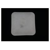 Satin Glass Bee Box 6" tall by 5"