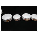 Vintage Enamelware Nesting Bowls (2 Sets of 2)