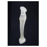 Murano Frosted Glass Sculpture of Praying Madonna