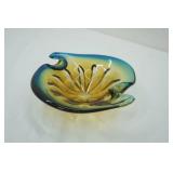 Vintage Murano Art Glass Bowl: Seguso / Flavio Poli