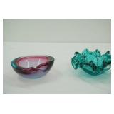 Vintage Murano Glass Ashtrays/Centerpieces