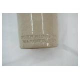 Vintage/Antique Stoneware Ginger Bottle; Hall China Creamer Brown Ringwear Pottery Syrup Pitcher