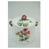 Vintage Lefton Americana Rose Canister 1950s