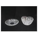 Vintage Crystal Serving Bowl and Platter